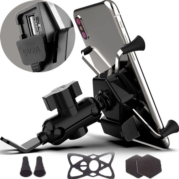 SUPORTE CELULAR MOTO COM CARREGADOR + CABO 90CM