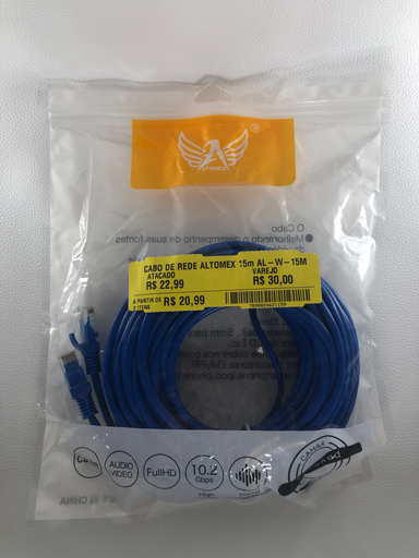 CABO DE REDE IT-BLUE 10m LE-304