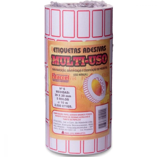 ETIQUETA ADESIVA 39x20MM 0007