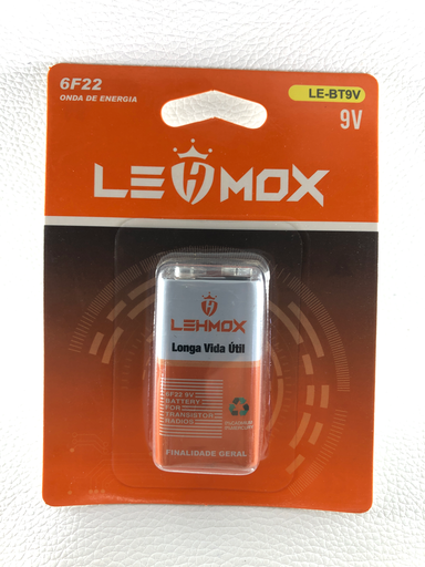Bateria 9v lehmox le-bt9v