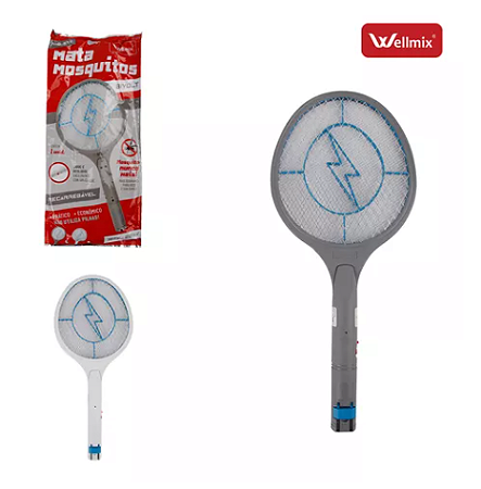 Raquete mata mosquito wellmix