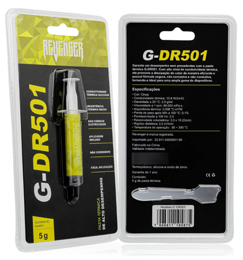 PASTA TÉRMICA REVENGER G-DR501