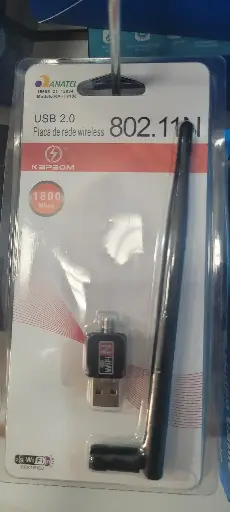 ADAPTADOR KAPBOM WI-FI USB ANTENA 802.11N 1800 Mbps